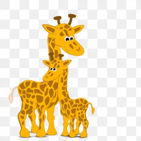 Cute Giraffe - Mothers Day Poster Cartoon PNG