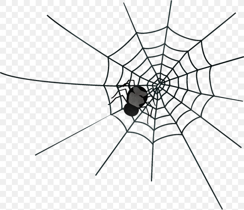 Spider Web Halloween, PNG, 1024x880px, Spider Web, Arachnid, Blackandwhite, Circle, Diagram Download Free
