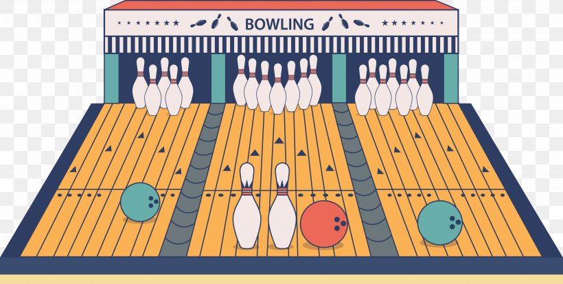Ten-pin Bowling Cartoon, PNG, 4588x2319px, Tenpin Bowling, Ball, Ball Game, Bowling, Bowling Alley Download Free