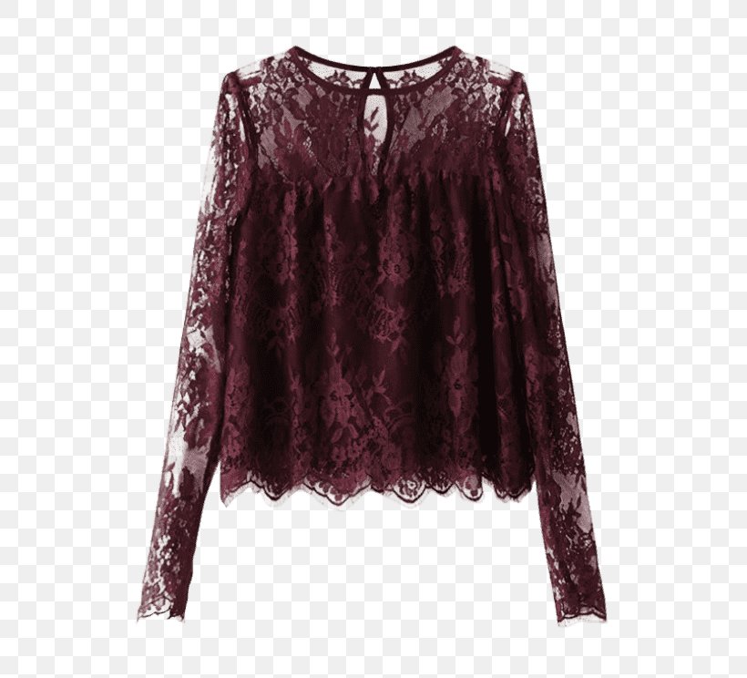 Blouse T-shirt Lace Top Fashion, PNG, 558x744px, Blouse, Casual, Clothing, Collar, Crew Neck Download Free