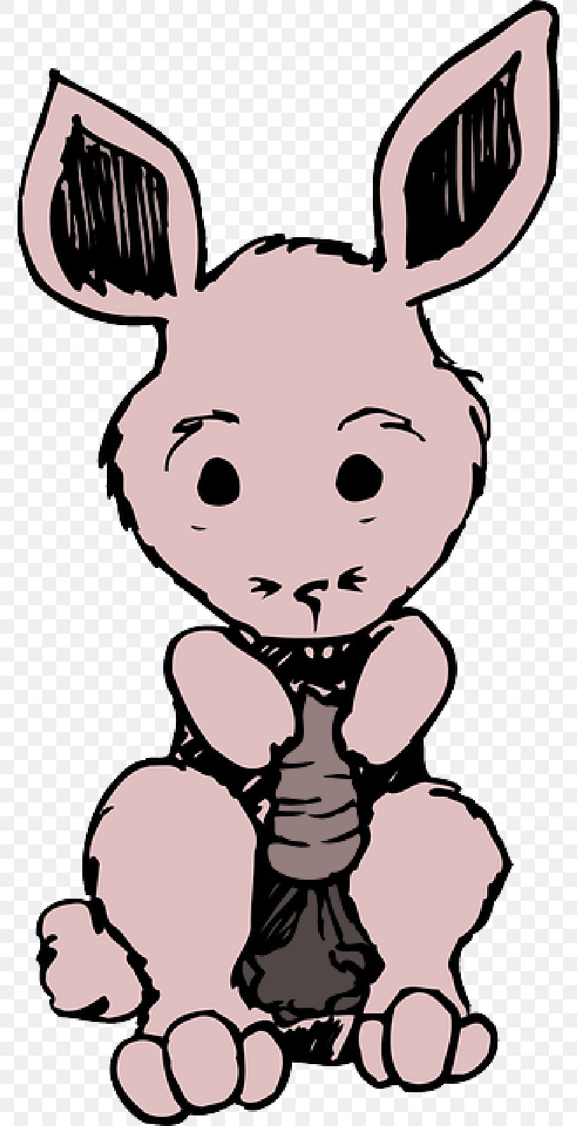 Clip Art Domestic Rabbit Decal Gambar Bergerak, PNG, 800x1600px, Domestic Rabbit, Animal Figure, Animation, Art, Bugs Bunny Download Free
