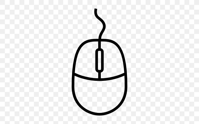 Computer Mouse Scroll Wheel Symbol Pointer, PNG, 512x512px, Computer Mouse, Area, Black And White, Line Art, Monochrome Photography Download Free