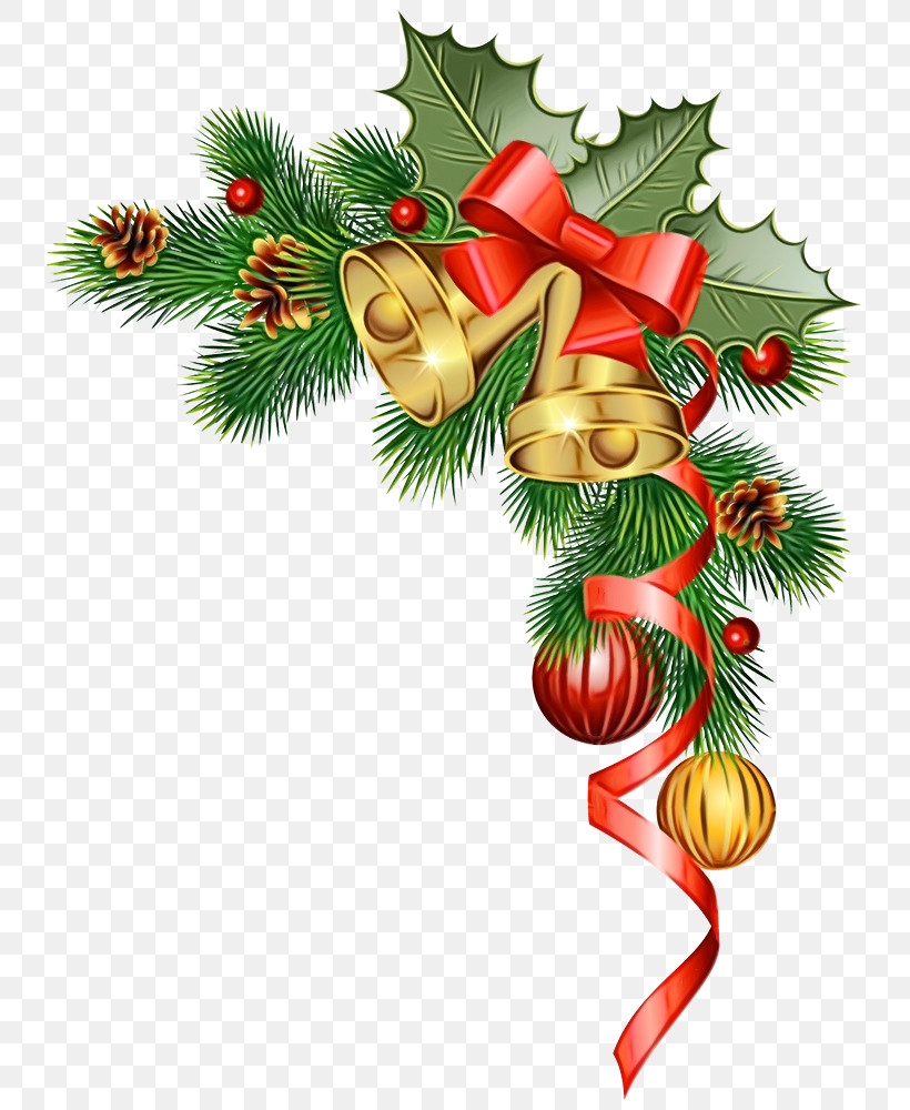 Christmas Decoration, PNG, 749x1000px, Watercolor, Branch, Christmas Decoration, Colorado Spruce, Fir Download Free