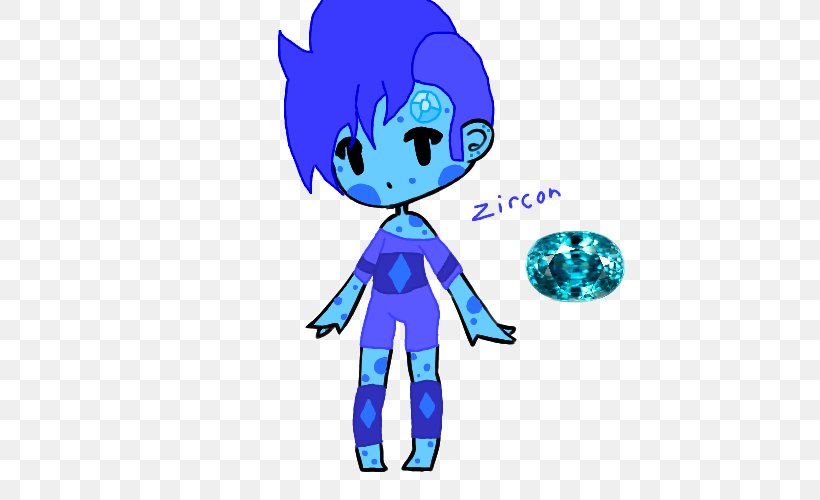 Clip Art Blue Headgear Organism Zircon, PNG, 500x500px, Blue, Azure, Cartoon, Electric Blue, Fictional Character Download Free