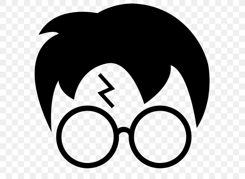Harry Potter And The Philosopher's Stone Hermione Granger Clip Art, PNG, 600x600px, Harry Potter, Black, Black And White, Eyewear, Harry Potter Fandom Download Free