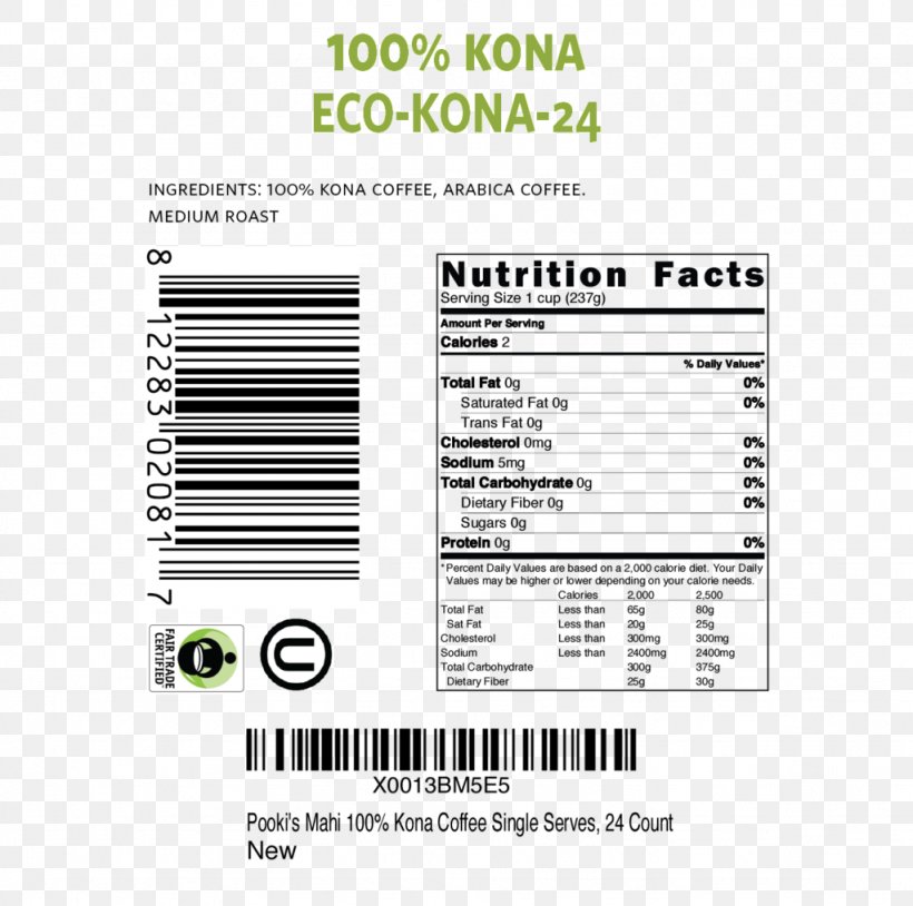Kona Coffee Kailua Kona District, Hawaii Single-serve Coffee Container, PNG, 1024x1017px, Kona Coffee, Brand, Coffee, Coffee Bean, Coffee Roasting Download Free