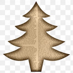 Christmas Elements - Paper Newsprint Christmas Tree Wood /m/083vt PNG