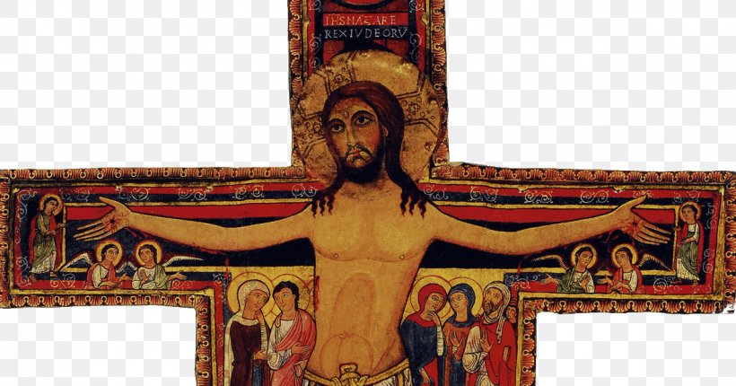 San Damiano, Assisi San Damiano Cross Crucifix Christian Cross, PNG, 1181x620px, San Damiano Assisi, Art, Artifact, Assisi, Christian Cross Download Free