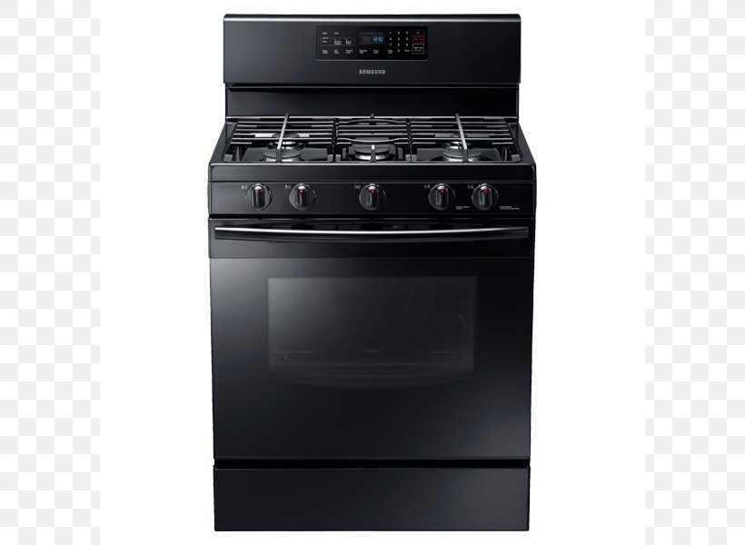 Gas Stove Cooking Ranges Samsung Nx58f5500 Refrigerator Png