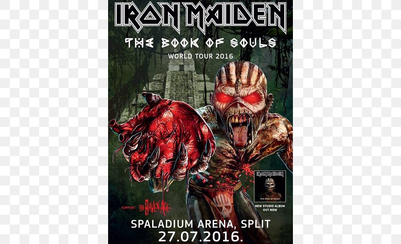 The Book Of Souls World Tour Iron Maiden Tour Brisbane Entertainment Centre, PNG, 500x500px, Book Of Souls World Tour, Book Of Souls, Book Of Souls Live Chapter, Concert, Concert Tour Download Free