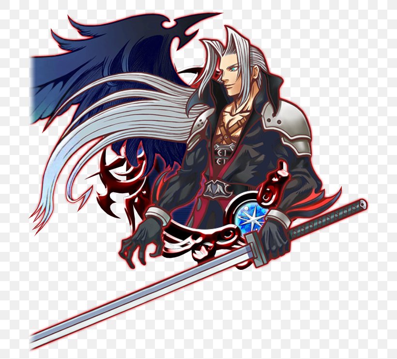 Final Fantasy VII Sephiroth Cloud Strife Kingdom Hearts III, PNG, 750x741px, Watercolor, Cartoon, Flower, Frame, Heart Download Free