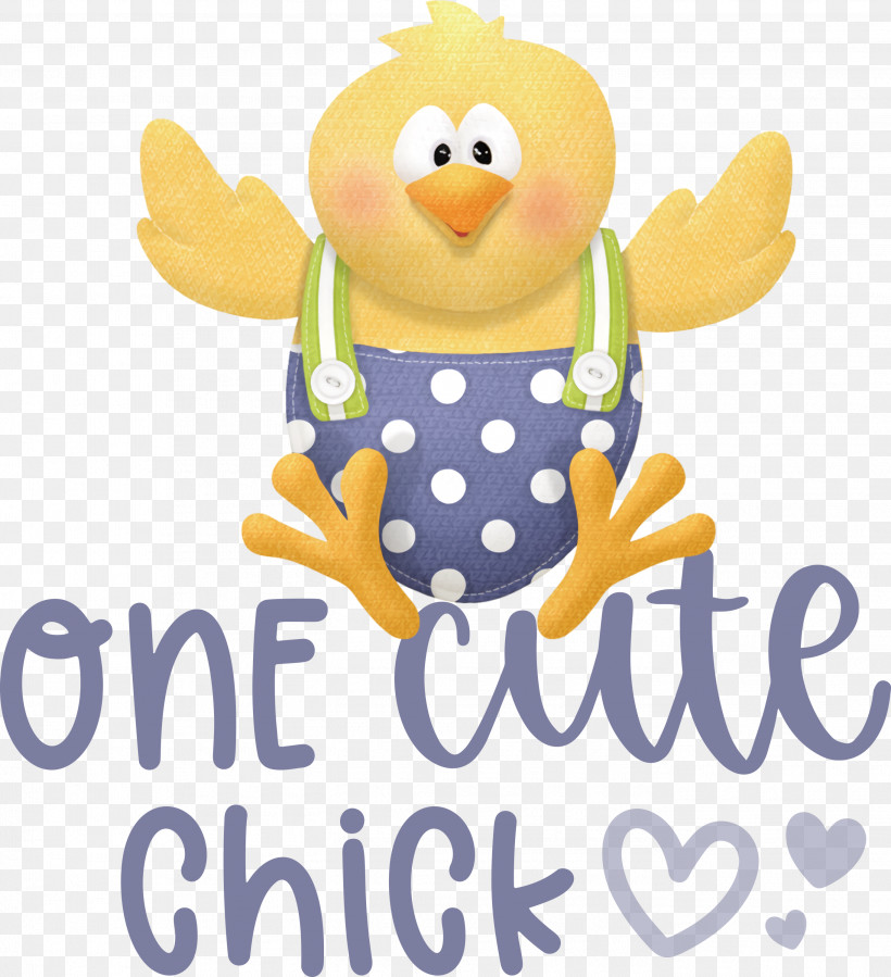 One Cute Chick Easter Day Happy Easter, PNG, 2735x3000px, Easter Day, Beak, Biology, Birds, Cartoon Download Free