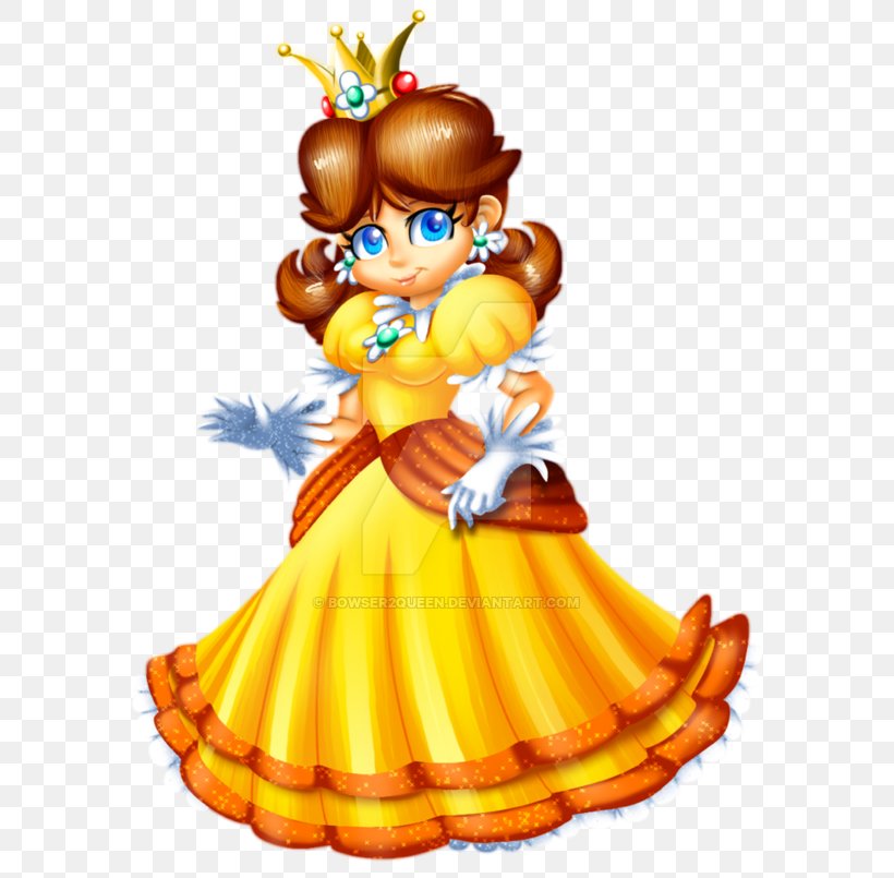 Princess Daisy Mario Kart Wii Mii, PNG, 600x805px, Watercolor, Cartoon, Flower, Frame, Heart Download Free