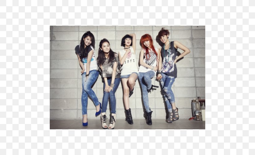 4Minute Hit Your Heart FIRST Song K-pop, PNG, 500x500px, Hit Your Heart, Clothing, Crazy, Cube Entertainment, Denim Download Free