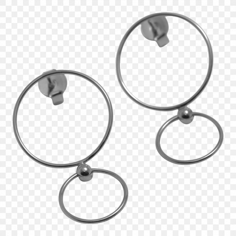Earring Jewellery Circle Black & Silver, PNG, 2352x2352px, Earring, Black Silver, Body Jewellery, Body Jewelry, Decal Download Free
