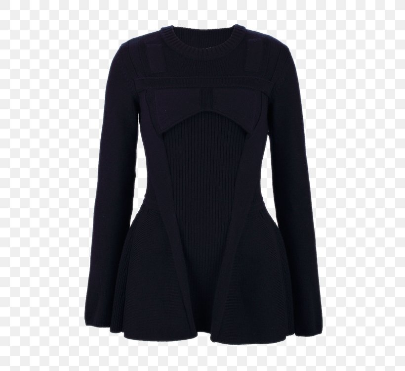 Little Black Dress T-shirt Shoulder Sleeve, PNG, 750x750px, Little Black Dress, Black, Clothing, Dress, Long Sleeved T Shirt Download Free