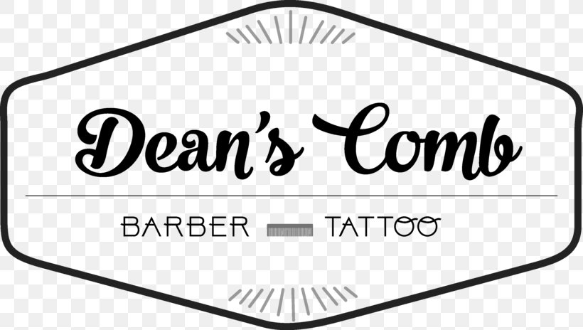 Logo Comb Brand Font Product Design, PNG, 820x464px, Logo, Area, Barber, Black, Black And White Download Free