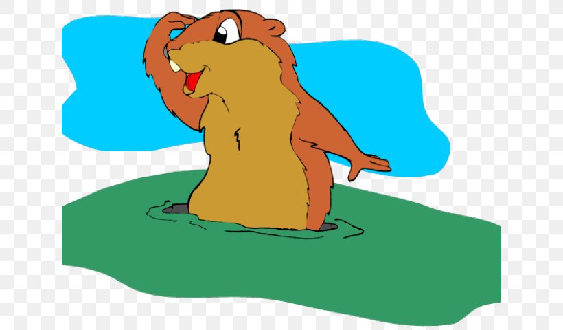 The Groundhog Clip Art Groundhog Day Openclipart, PNG, 640x480px, Groundhog, Carnivoran, Cartoon, Dog Like Mammal, Drawing Download Free