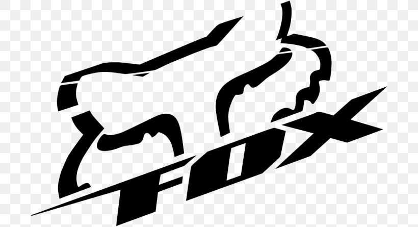 Fox Racing Decal Logo T-shirt Clothing, PNG, 700x445px, Fox Racing, Area, Black, Black And White, Brand Download Free