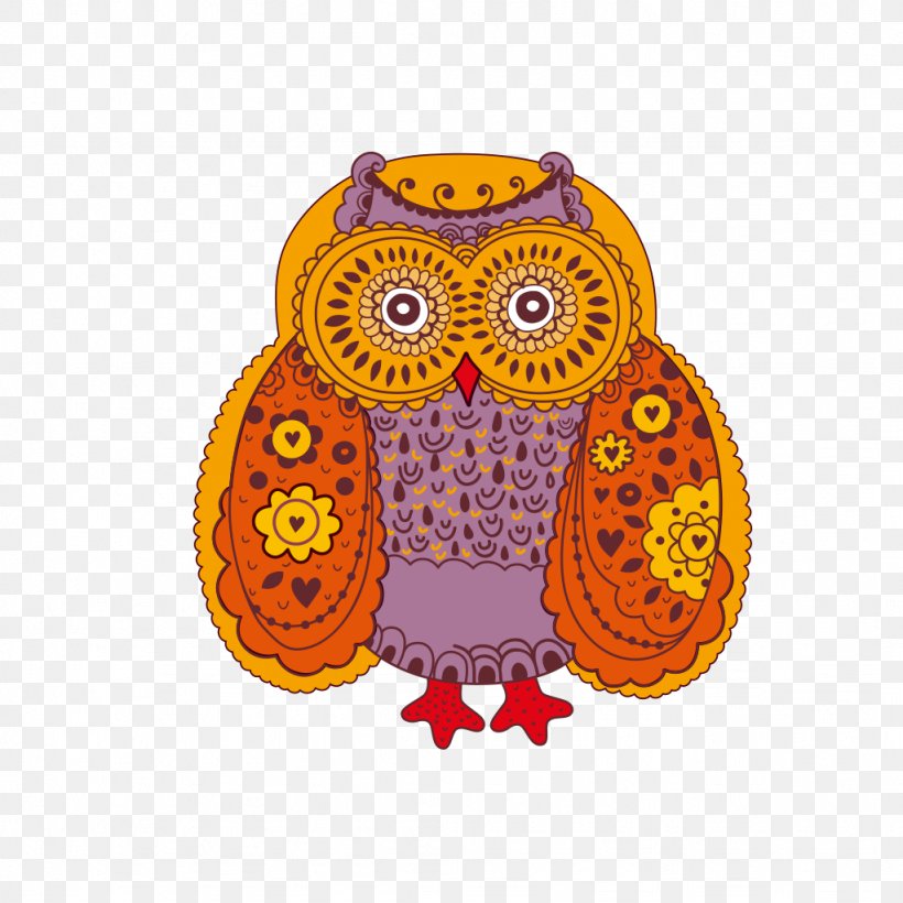 Owl Illustration, PNG, 1024x1024px, Owl, Art, Bird, Bird Of Prey, Creativity Download Free