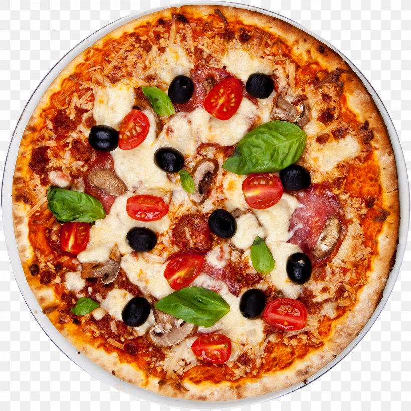 New York-style Pizza Italian Cuisine Take-out Pizza Margherita, PNG, 2510x2509px, Pizza, California Style Pizza, Cuisine, Delivery, Dish Download Free