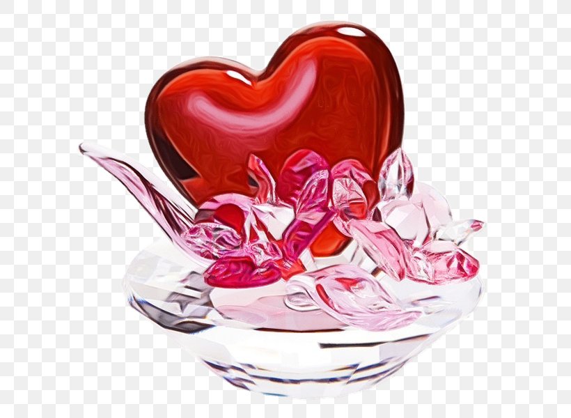 Valentine's Day, PNG, 600x600px, Watercolor, Glass, Heart, Love, Paint Download Free