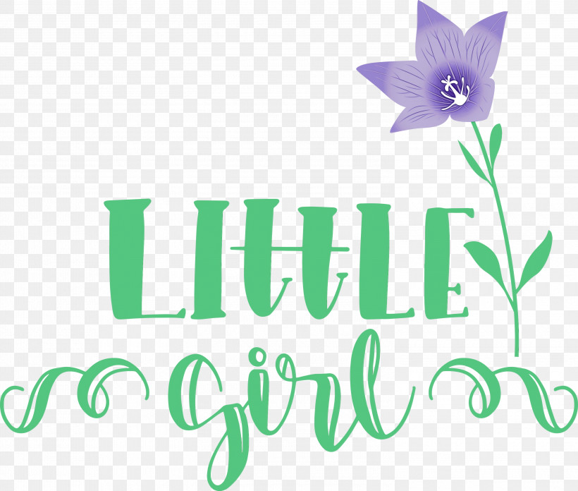 Logo Flower Green Text Flora, PNG, 3000x2548px, Little Girl, Flora, Flower, Green, Logo Download Free