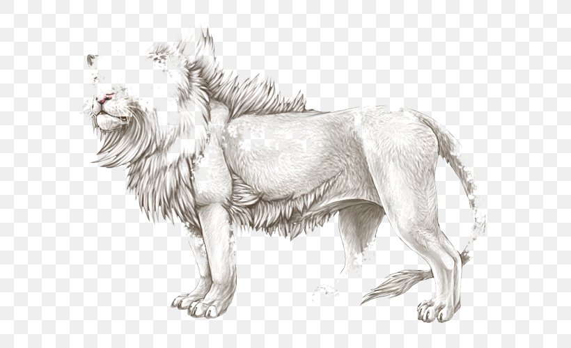 Dog Lion Sketch, PNG, 640x500px, Dog, Artwork, Big Cat, Big Cats Download Free