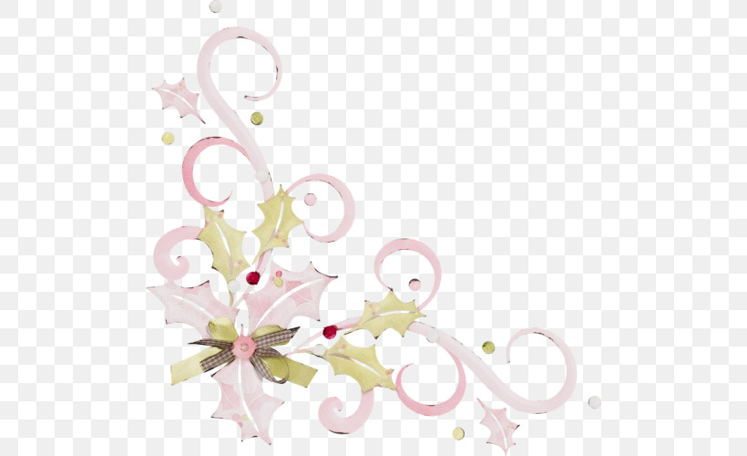 Floral Design, PNG, 500x500px, Watercolor, Floral Design, Flower, Jewellery, Line Download Free