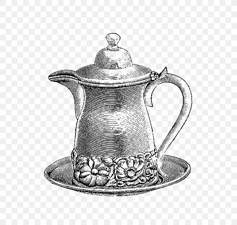 Jug Digital Stamp Kitchen Kettle Pitcher, PNG, 789x780px, Jug, Black And White, Cup, Digital Stamp, Dinnerware Set Download Free