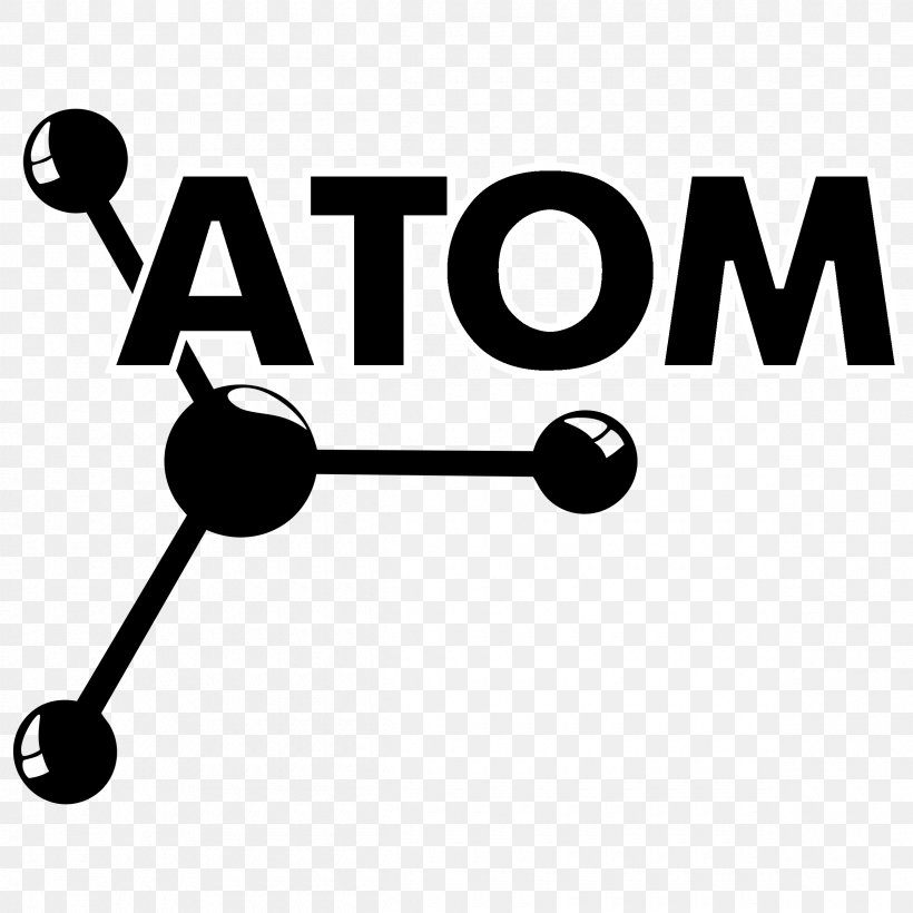 Logo Brand Font Clip Art Atom, PNG, 2400x2400px, Logo, Atom, Black, Brand, Robotics Download Free