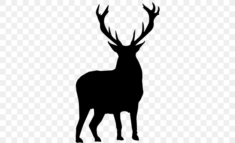 Red Deer Elk Clip Art, PNG, 500x500px, Deer, Antler, Autocad Dxf, Black And White, Elk Download Free