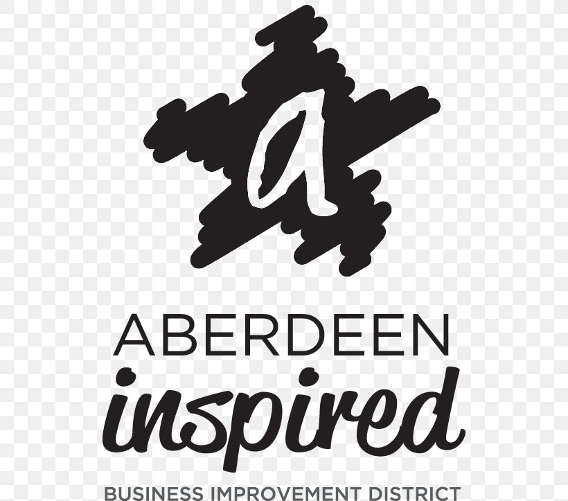 Aberdeen Inspired Evening Express Logo Business Improvement District Celebrate Aberdeen, PNG, 524x723px, 44 Pages, Logo, Aberdeen, Black And White, Brand Download Free