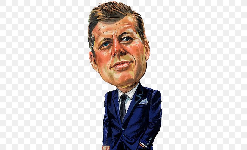 John F. Kennedy United States Presidential Election, 1960 President Of The United States Cartoon, PNG, 500x500px, John F Kennedy, Businessperson, Caricature, Cartoon, Chin Download Free