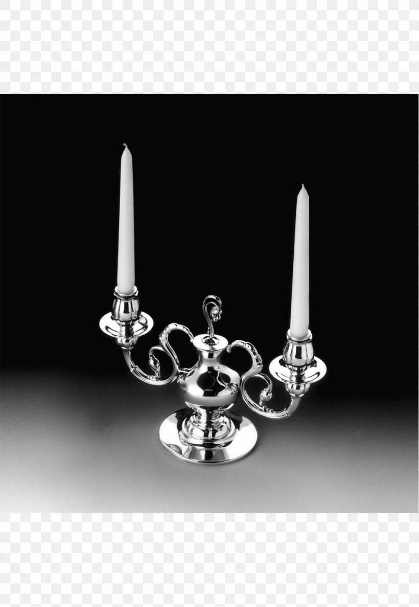 Silver Candelabra Candlestick Light Fixture Robbe & Berking, PNG, 950x1375px, Silver, Black, Black And White, Candelabra, Candle Download Free