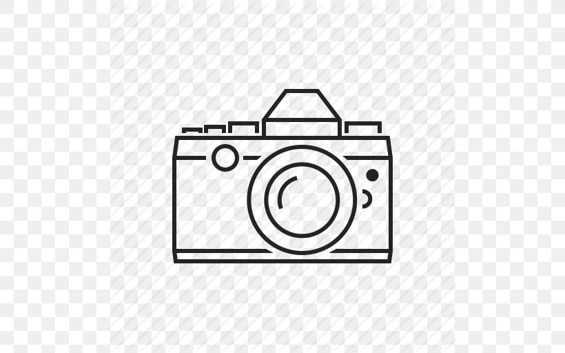 Digital SLR Single-lens Reflex Camera Clip Art, PNG, 512x512px, Digital Slr, Area, Black And White, Brand, Camera Download Free