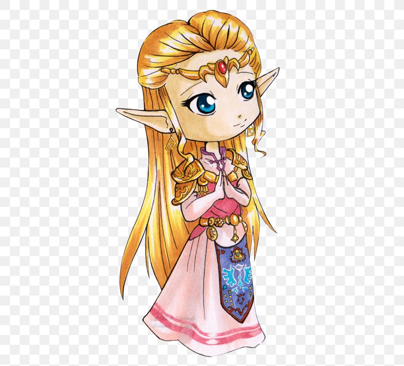 Princess Zelda The Legend Of Zelda: Twilight Princess Link The Legend Of Zelda: Skyward Sword, PNG, 436x743px, Watercolor, Cartoon, Flower, Frame, Heart Download Free