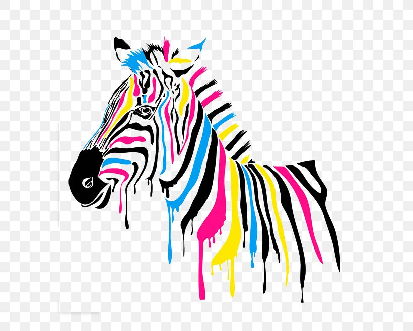 Printing Zebra Wall Decal Painting Decorative Arts, PNG, 658x658px, Printing, Art, Canvas, Decal, Decorative Arts Download Free