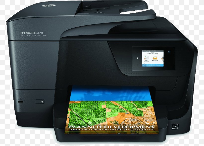 Hewlett-Packard HP Officejet Pro 8710 Multi-function Printer Duplex Printing, PNG, 786x587px, Hewlettpackard, Allinone, Duplex Printing, Electronic Device, Hp Eprint Download Free