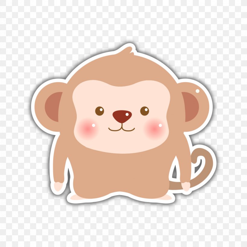 Monkey Download, PNG, 1181x1181px, Monkey, Cartoon, Cuteness, Designer, Fictional Character Download Free