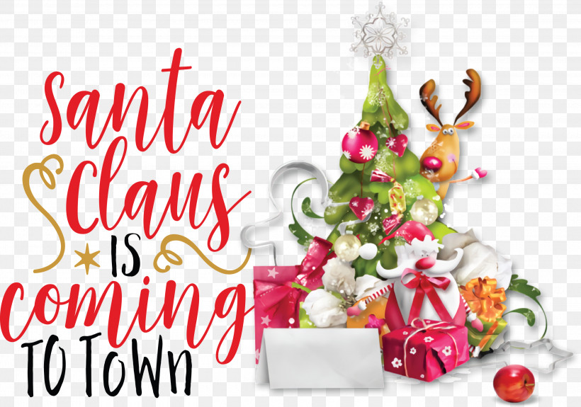 Santa Claus Is Coming Santa Claus Christmas, PNG, 3000x2106px, Santa Claus Is Coming, Advent Calendar, Artificial Christmas Tree, Birthday, Christmas Download Free