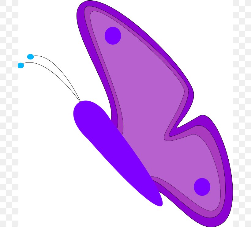 Butterfly Purple Clip Art, PNG, 703x741px, Butterfly, Art, Blue, Bluegreen, Color Download Free