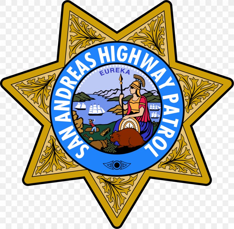 California Highway Patrol Police San Andreas Interstate 5 In California, PNG, 1200x1172px, Highway Patrol, Area, Badge, California Highway Patrol, Crest Download Free