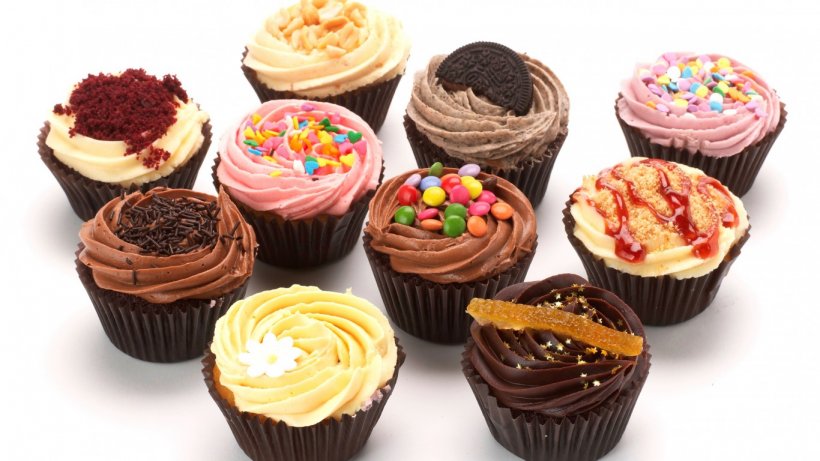 Cupcake Muffin Chocolate Cake Red Velvet Cake Cream, PNG, 1366x768px, Cupcake, Bakery, Baking, Buttercream, Cake Download Free