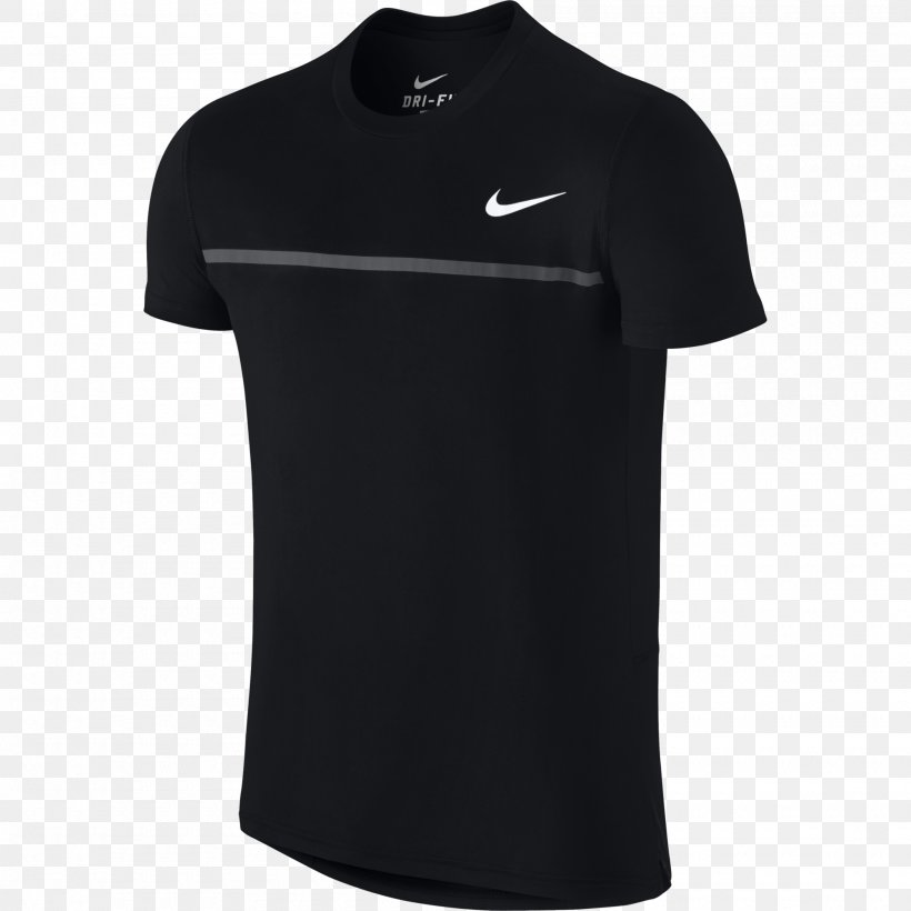 T-shirt Polo Shirt Clothing Nike, PNG, 2000x2000px, Tshirt, Active Shirt, Black, Clothing, Dress Download Free