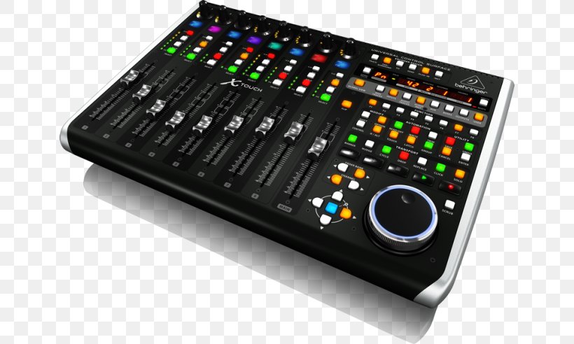 Behringer X-Touch Audio Control Surface MIDI Controllers Digital Audio Workstation Audio Mixers, PNG, 650x492px, Watercolor, Cartoon, Flower, Frame, Heart Download Free