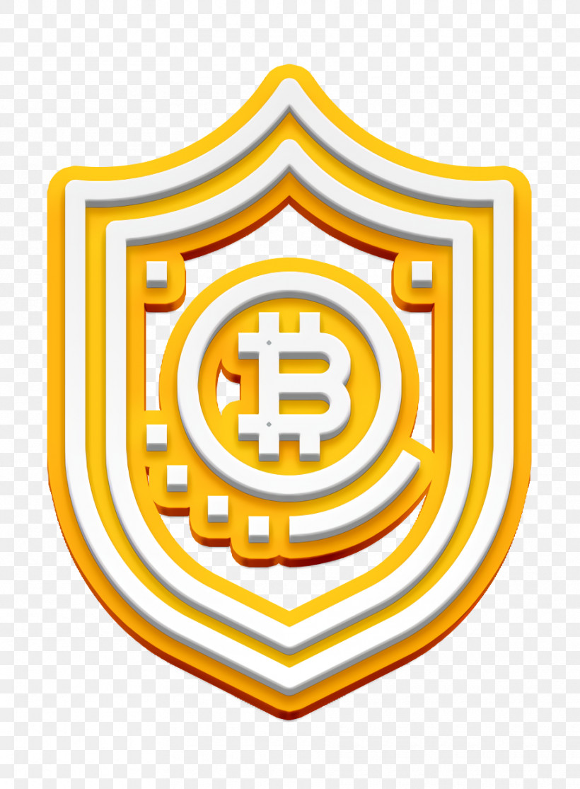 Bitcoin Icon Shield Icon, PNG, 910x1238px, Bitcoin Icon, Emblem, Shield Icon, Symbol, Yellow Download Free