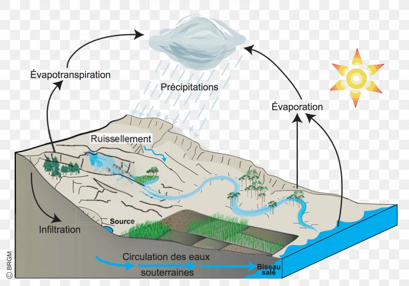 Cours D'eau Water Cycle River Water Resources, PNG, 1592x1114px, Watercolor, Cartoon, Flower, Frame, Heart Download Free