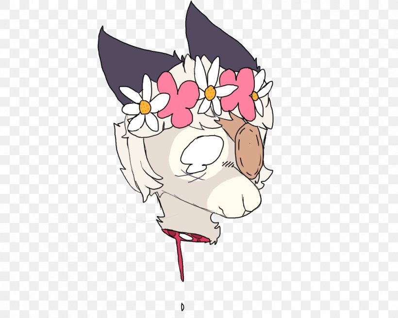 Mammal Headgear Clip Art, PNG, 1000x800px, Watercolor, Cartoon, Flower, Frame, Heart Download Free