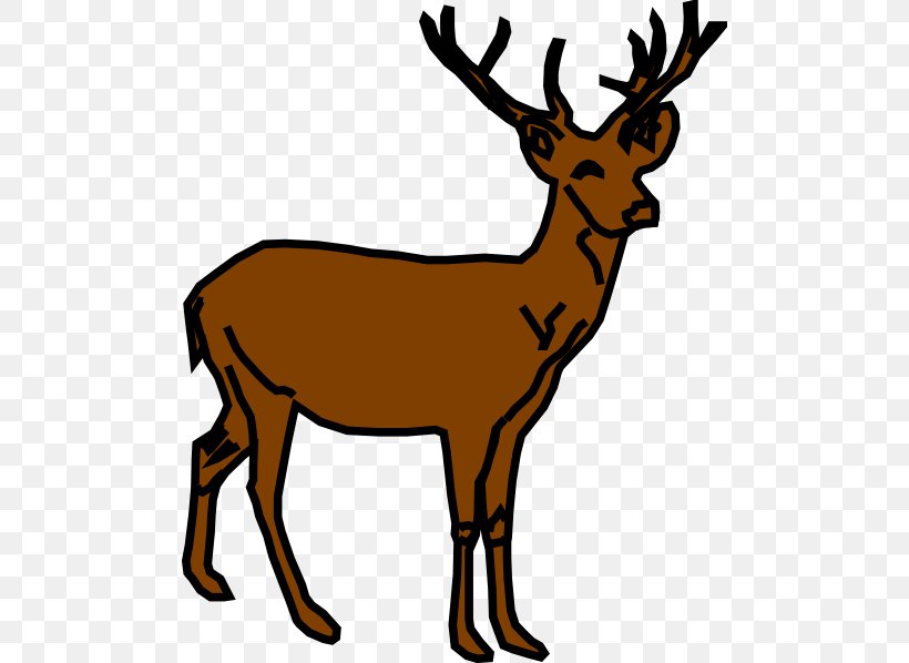 White-tailed Deer Moose Reindeer Clip Art, PNG, 492x598px, Deer, Animal Figure, Antler, Artwork, Blacktailed Deer Download Free